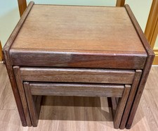 Vintage Danish Nest of 3 Teak