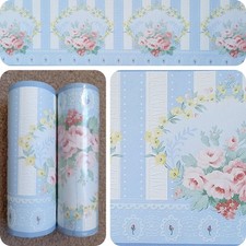 X2 80s Vintage FINE DECOR Wallpaper BORDER Rolls 90s Cottagecore Lace Miniatures