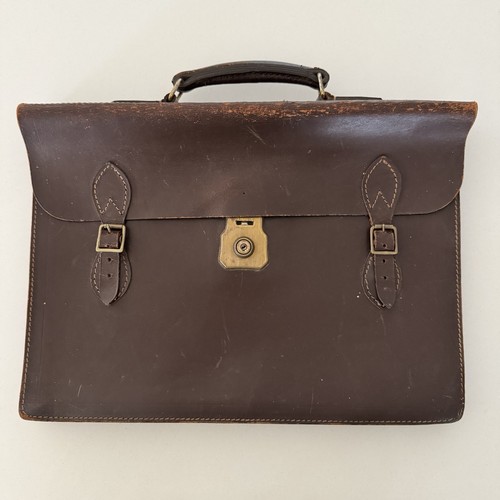 Vintage brown leather - vintage,