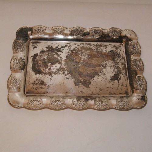 Vintage large rectangle silver - large,