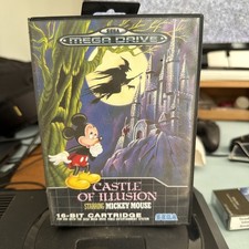 CASTLE OF ILLUSION STARRING MICKEY MOUSE for SEGA MEGA DRIVE Boxed/Manual/Tested