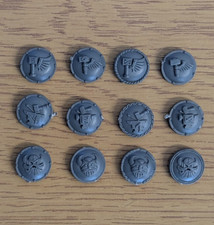 WFB Dwarfs Warrior Shields x12
