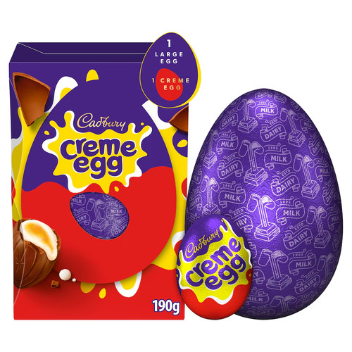 Cadbury creme egg shell - egg,
