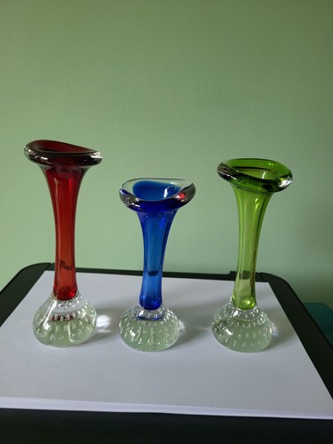 Three murano glass - three,