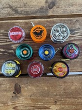 YO-YO Joblot x9 different Vintage yoyo Duncan Hyper Cluster Clutch Retro etc.