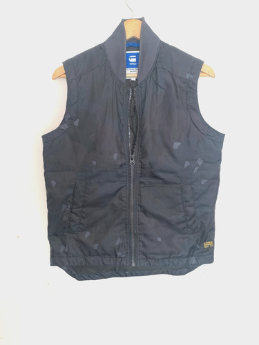 Star raw padded gilet - g,