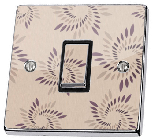 Spiral plum light switch - plum,
