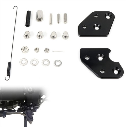 Aluminum footpeg lowering - aluminum,