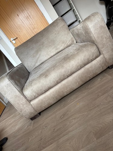 Large dunelm beige faux - beige,