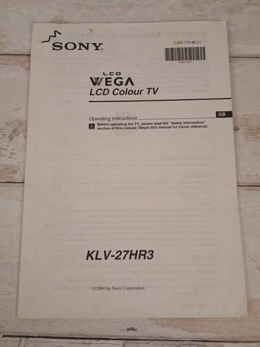 Sony lcd wega colour - lcd,