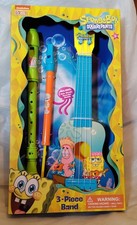 Nickelodeon SpongeBob SquarePants 3-Piece Band, Ukulele, Recorder Slide Whistle