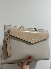 Aldo beige tote handbag - handbag, with