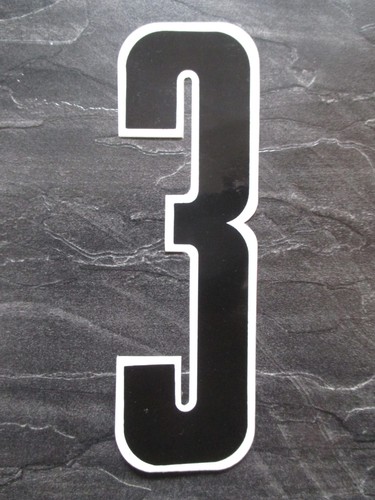 Bmx number plate sticker - bmx,