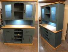 SHABBY PAINTED 2 DOOR DISPLAY