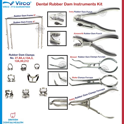 Dental restorative rubber - rubber, dam