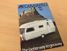 1983  AVONDALE CARAVAN RANGE SALES BROCHURE AS SHOWN