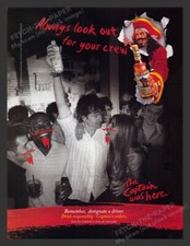 Captain Morgan Designated Driver Bar 2000s Print Advertisement Ad 2002
