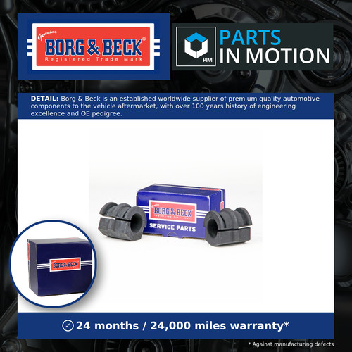 Anti roll bar bush - bar, (pair)