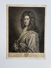 Antique 1733 Mezzotint