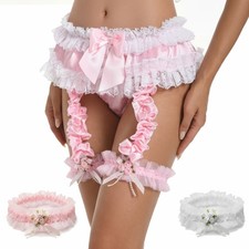 Organza Satin Lace Garter