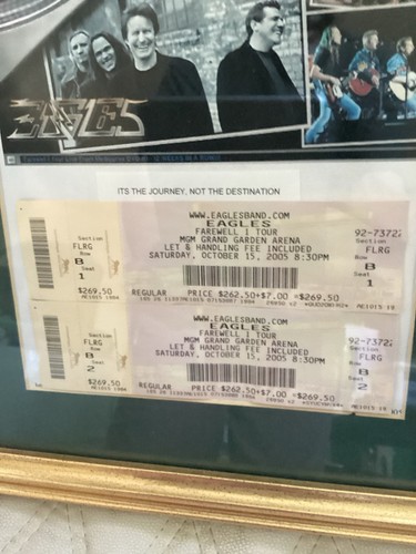 Vintage 2005 eagles - 2005, framed