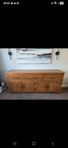 Solid wood dark - oak, sideboard
