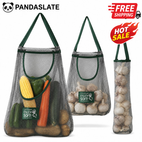 Reusable hanging storage mesh - reusable,
