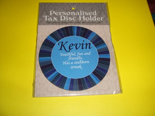 Tax disc holder - ....tax,