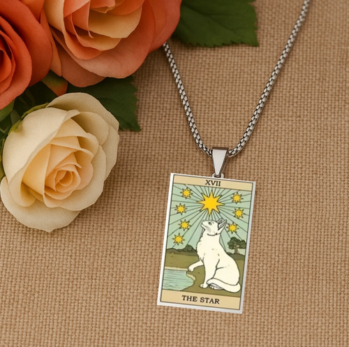 New occult cat tarot card - cat,