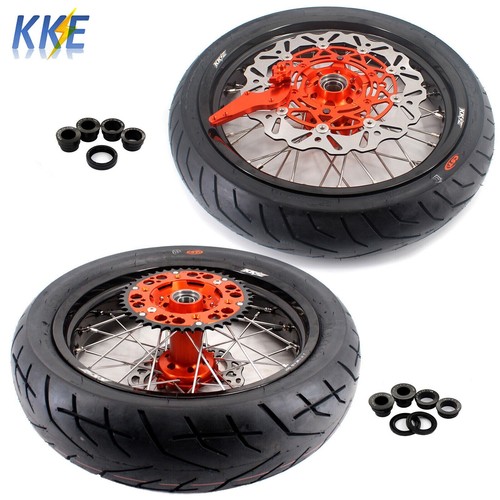 Kke supermoto wheels tires - 17",