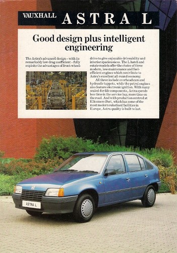 Vauxhall astra mk2 1987 - astra,