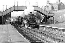 PHOTO BR British Railways Steam Locomotive Class Jubilee 45719 Glorious Chatburn