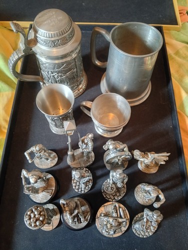 Pewter 3kg scrap or - pewter,