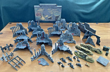 Warhammer 40k Gothic Building Ruins Terrain Scenery x12  + Extras Mixed Lot
