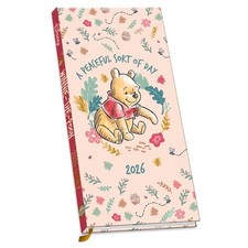 2026 DIARY DISNEY WINNIE THE POOH WEEK TO VIEW SLIM POCKET DIARY OFFICIAL P NEW