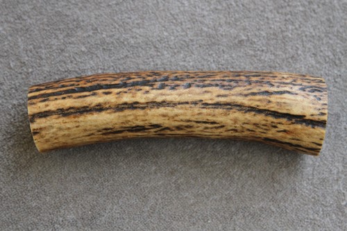Real red deer antler piece - red,
