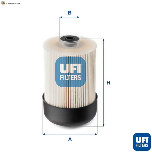 Fuel filter 114 for - fuel, 26.114.00