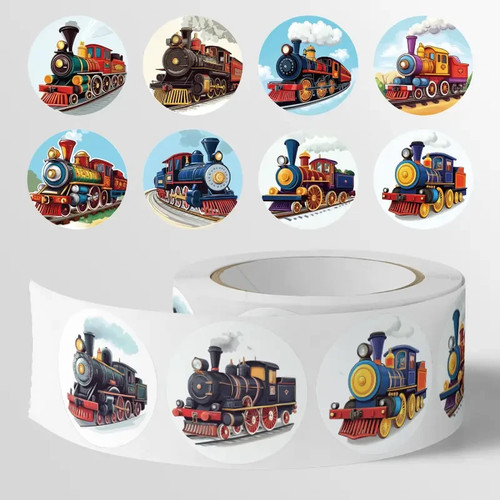 Vintage train stickers - vintage,