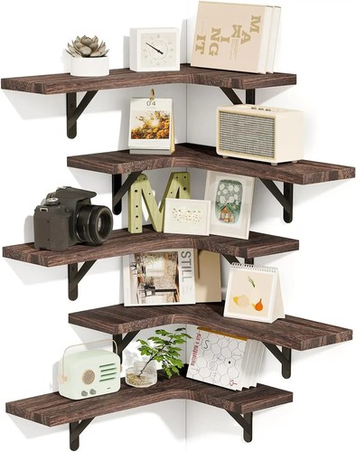 Tier corner floating shelves - 5,