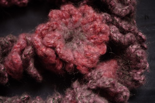 Handmade crochet spiral ribbon - handmade,
