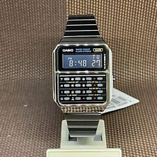 Casio Vintage CA-500WEGG-1B Black Stainless Steel Calculator Digital Men's Watch