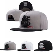 Men Women Baseball Cap Snapback Flat Peak Letter Embroidery Hip Hop  Hat