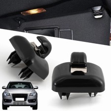PAIR SUN VISOR CLIP HOLDER HOOK BLACK FOR AUDI A3 A4 A5 Q3 Q5 TT 8U08575624PK