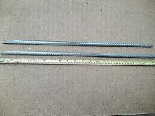 20" HEAVY DUTY SPIKES PEGS H.T.S.STEEL GROUND STAKES BOARDERS STEPS  FENCE X 2 U