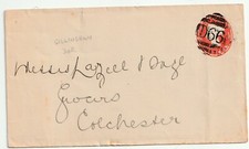 c.1878 QV ½d POSTAL STATy ENV