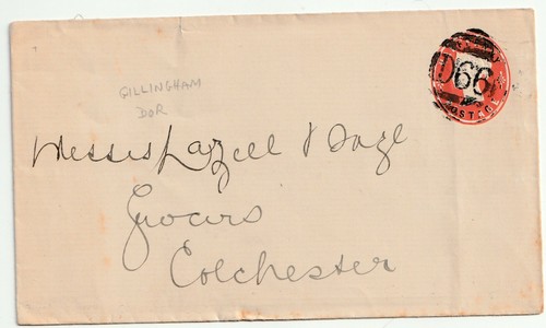 1878 postal staty - ½d, env