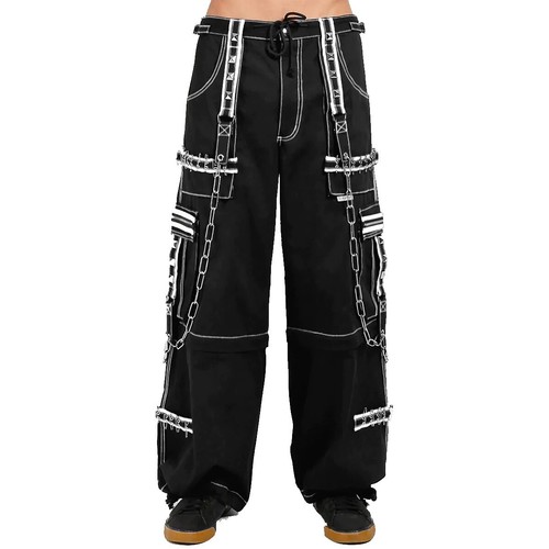 Gothic jeans apocalyptic punk - jeans,