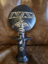 African sculpture Akuaba , ritual fertility doll.  Ashanti people in Ghana. 23cm