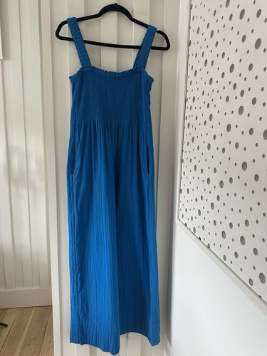 Shirred jumpsuit uk 10 - em,