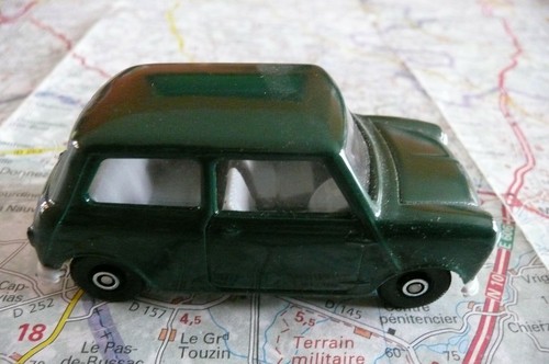 Austin mini green antique - austin,